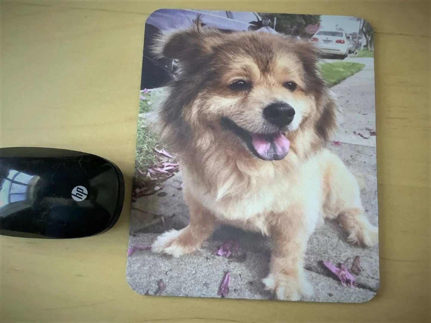 Personalized Dog Photo Mouse Pad – Custom Pet Gift for Dog Lovers & Memorial Keepsake