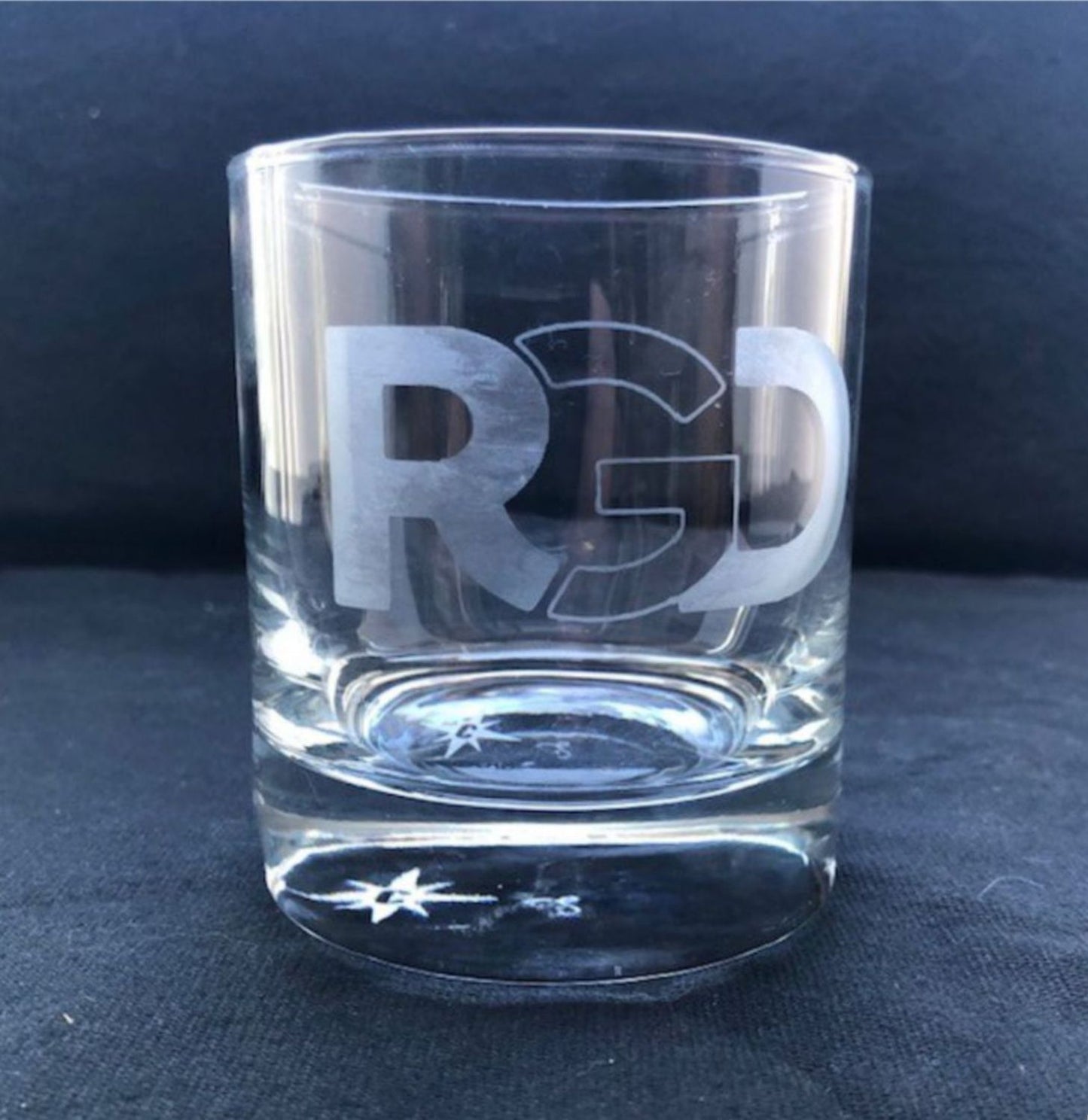 Custom 10oz Whiskey Glass Set - Personalized Etched Rocks Glasses Gift set of 2, Office whiskey glasses with logo gift set of 2