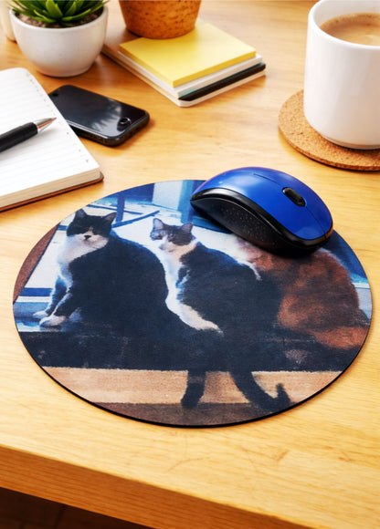 Take Your Cat to work - Personal Cat Mouse Pad – Custom Photo Desk Accessory for Cat Lovers