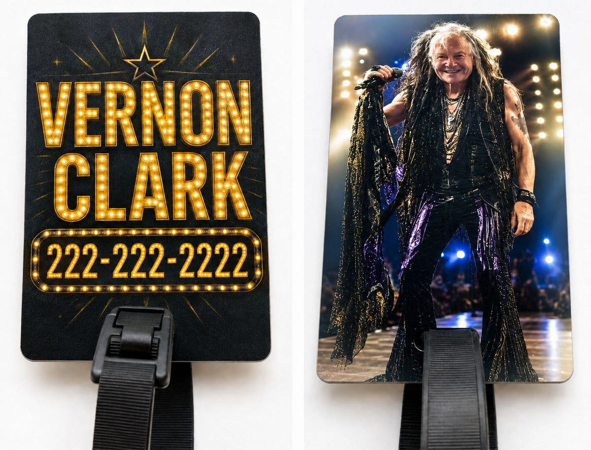 Personalized Double-Sided Walker Identification Tag