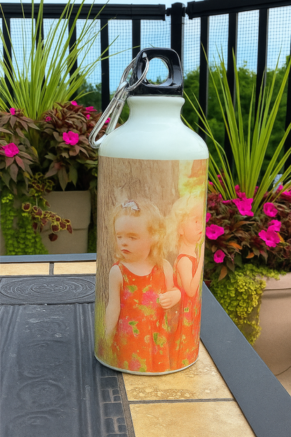 Personalized Photo Water Bottle • Custom Picture Bottle • Keepsake Gift for Family, Friends or Kids • Memory Bottle for Everyday Use