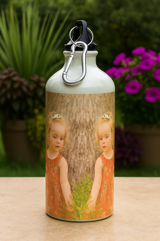 Personalized Photo Water Bottle • Custom Picture Bottle • Keepsake Gift for Family, Friends or Kids • Memory Bottle for Everyday Use