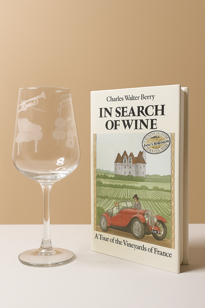 Etched Jazz Music Wine Glasses Set of 4 – 16oz Engraved Glassware Gift for Music Lovers & Musicians